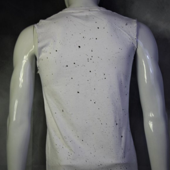 Drums Handmade Distressed Destroyed Ripped Shirt - Picture 5 of 5